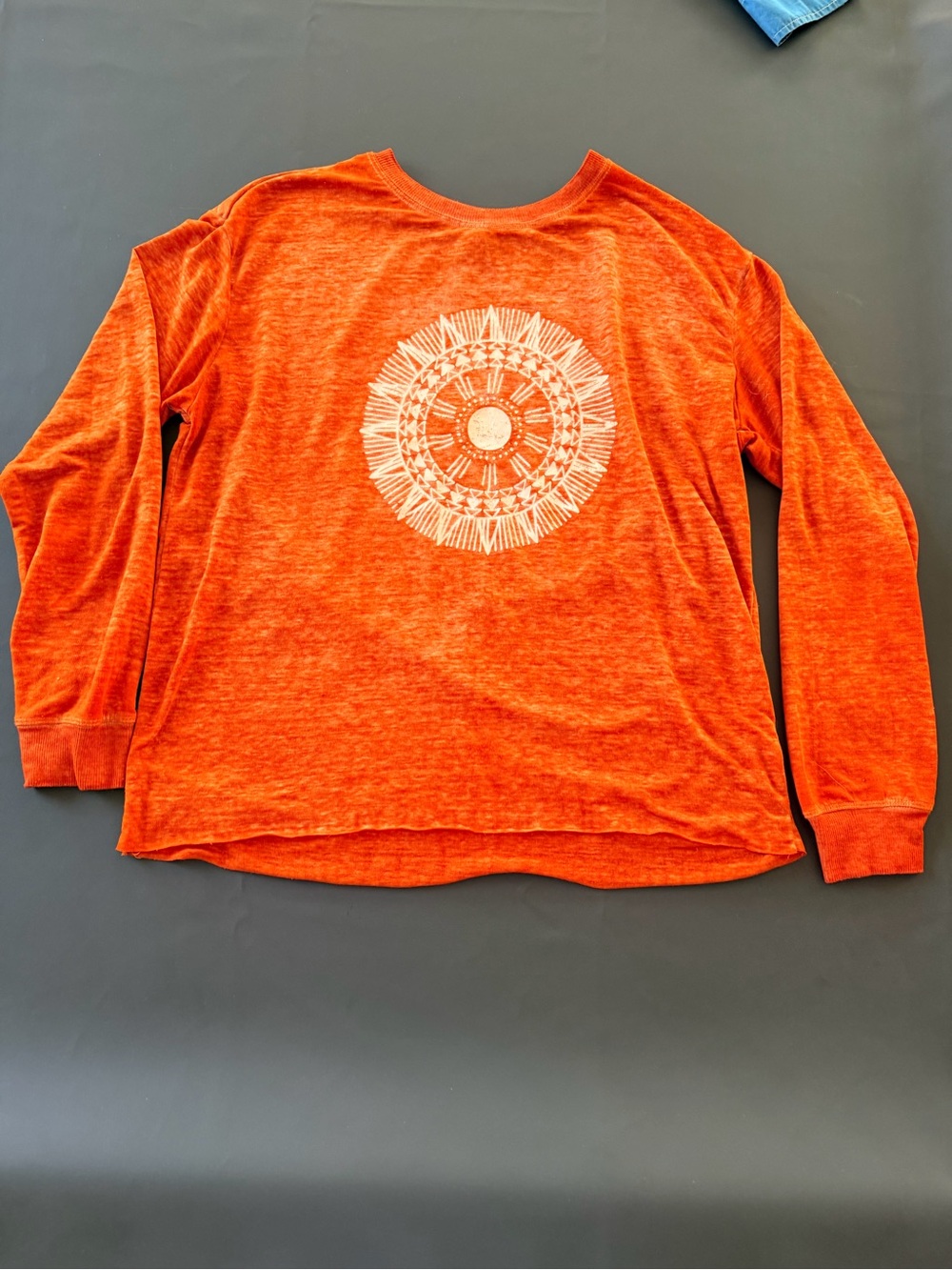 Women's Orange Graphic Lightweight T-shirt